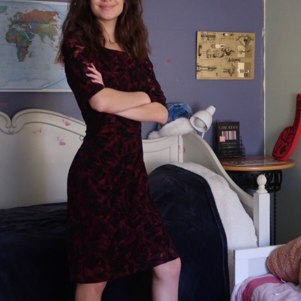 Maeve Maroon Dress